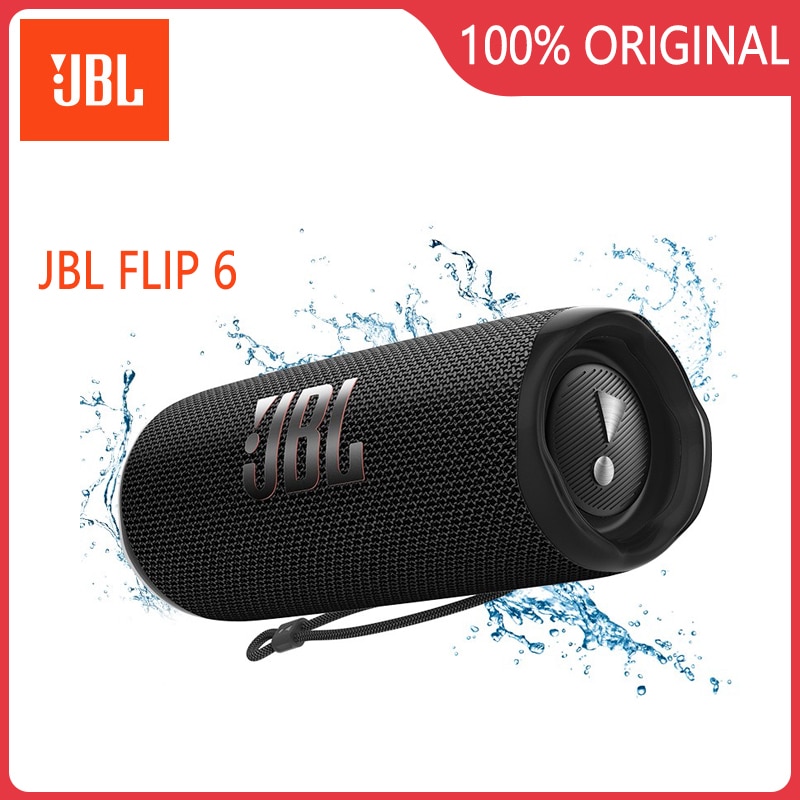 JBL Flip 6 Portable Bluetooth Speaker in Black